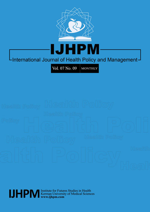 Health Policy and Management - Volume:7 Issue: 9, Sep 2018
