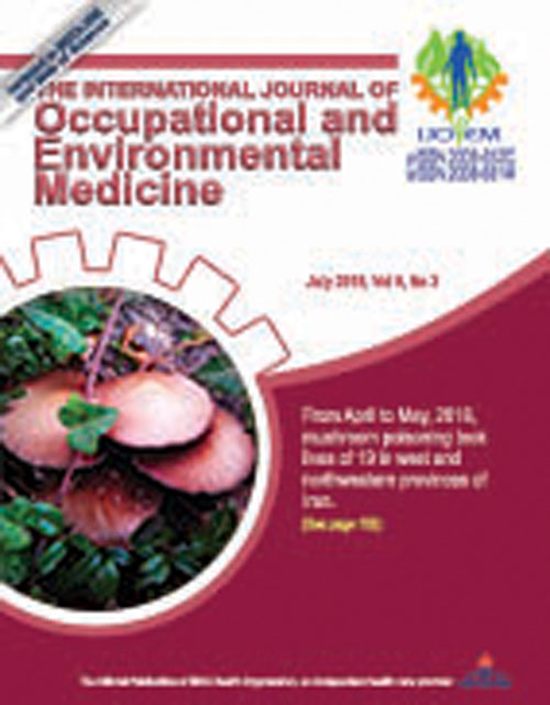 Occupational and Environmental Medicine - Volume:9 Issue: 3, Jul 2018