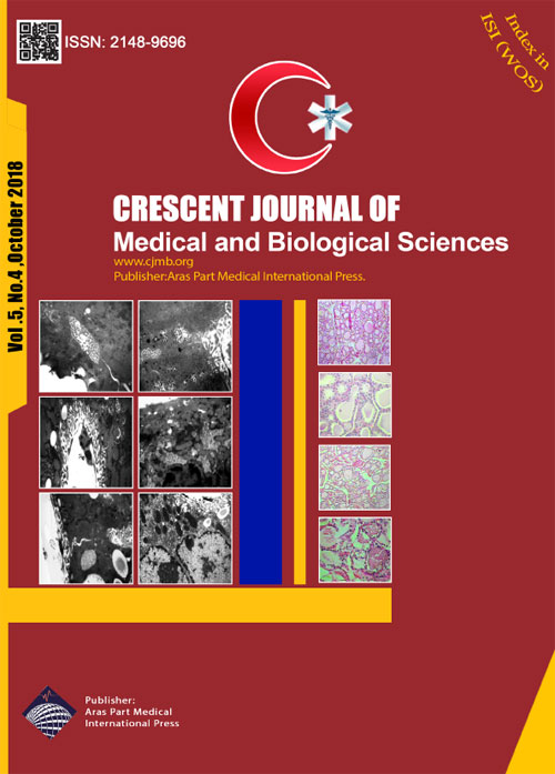 Crescent Journal of Medical and Biological Sciences - Volume:5 Issue: 4, Oct 2018