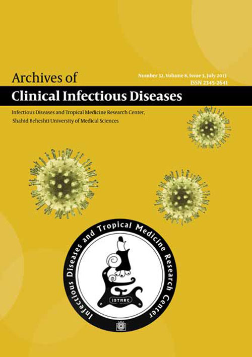 Archives of Clinical Infectious Diseases - Volume:13 Issue: 5, Oct 2018