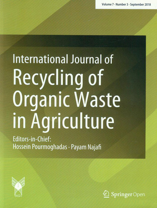 Recycling of Organic Waste in Agriculture - Volume:7 Issue: 3, Summer 2018