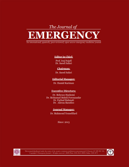 Archives of Academic Emergency Medicine - Volume:6 Issue: 1, 2018