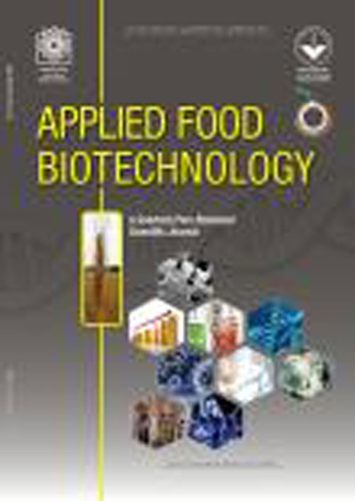 applied food biotechnology - Volume:6 Issue: 1, Winter 2019