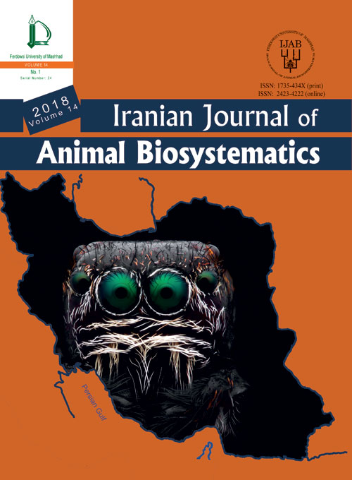Animal Biosystematics - Volume:14 Issue: 1, Winter-Spring 2018