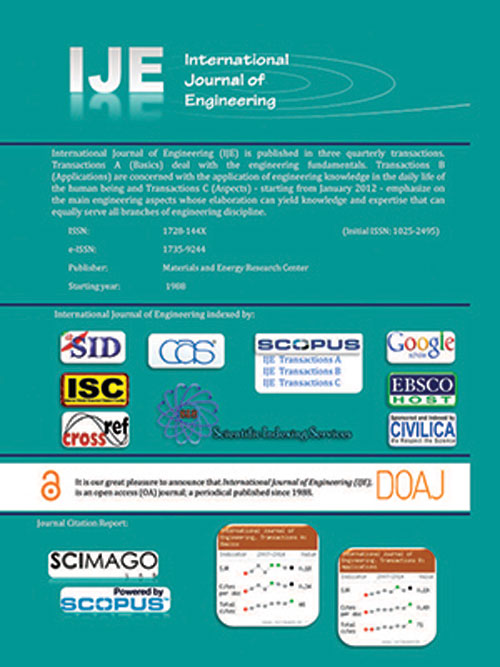Engineering - Volume:32 Issue: 1, Jan 2019