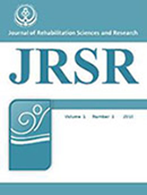 Rehabilitation Sciences and Research - Volume:5 Issue: 4, Dec 2018