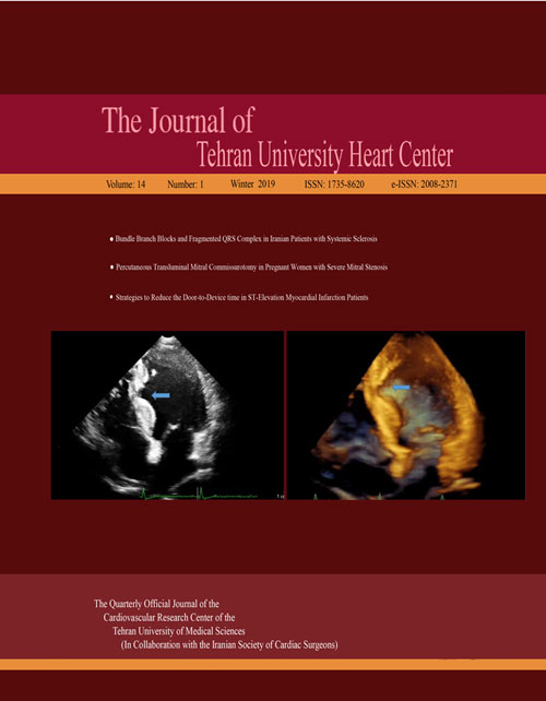 Tehran University Heart Center - Volume:14 Issue: 1, Jan 2019
