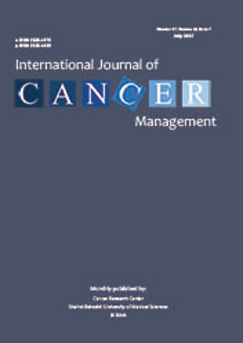 Cancer Management - Volume:12 Issue: 2, Feb 2019