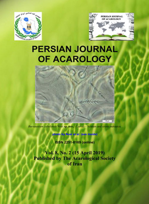 Persian Journal of Acarology - Volume:8 Issue: 2, Spring 2019