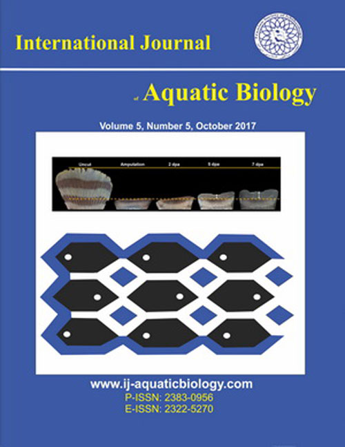International Journal of Aquatic Biology - Volume:7 Issue: 1, Feb 2019