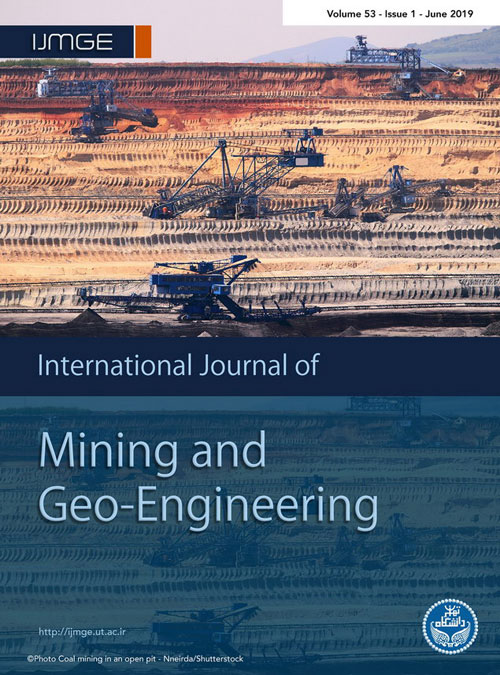 Mining & Geo-Engineering - Volume:53 Issue: 1, Winter-Spring 2019