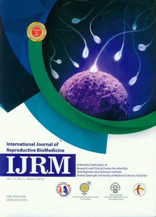 Reproductive BioMedicine - Volume:17 Issue: 3, Mar 2019