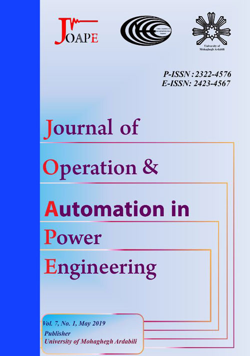 Operation and Automation in Power Engineering - Volume:7 Issue: 1, Winter-Spring 2019