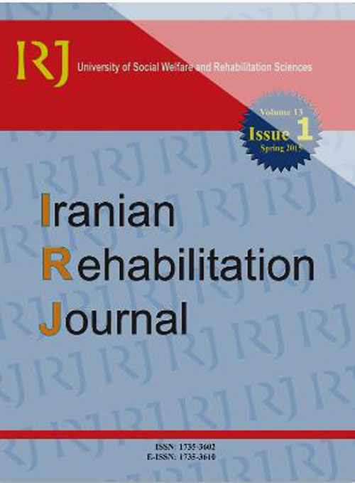 Rehabilitation Journal - Volume:17 Issue: 40, Apr 2019