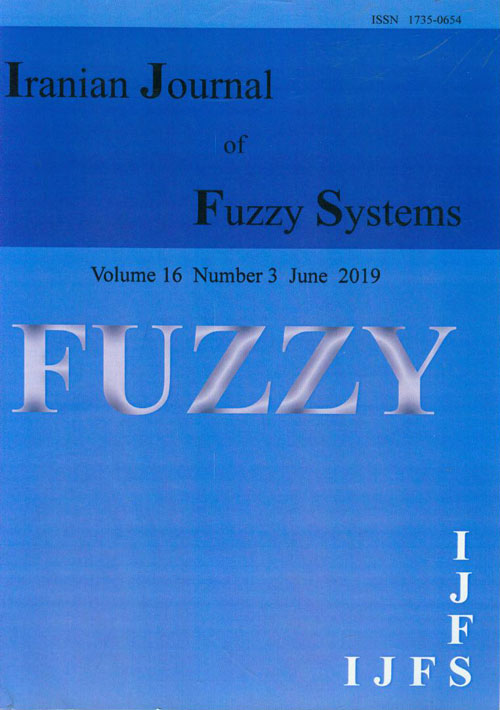 fuzzy systems - Volume:16 Issue: 3, May-June 2019