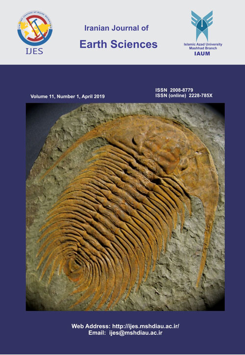 Earth Sciences - Volume:11 Issue: 1, Jan 2019