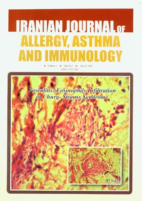 Allergy, Asthma and Immunology - Volume:3 Issue: 1, Mar 2004