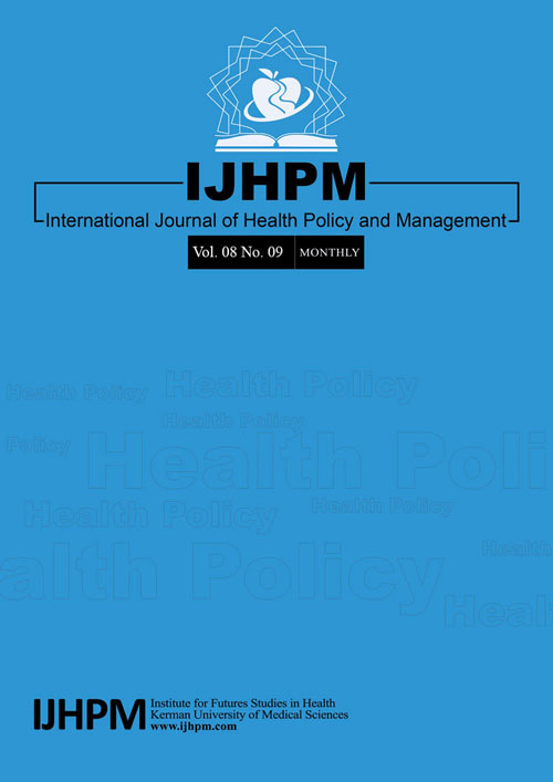 Health Policy and Management - Volume:8 Issue: 9, Sep 2019