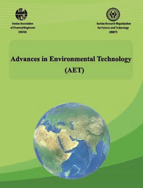 Advances in Environmental Technology - Volume:3 Issue: 4, Autumn 2018
