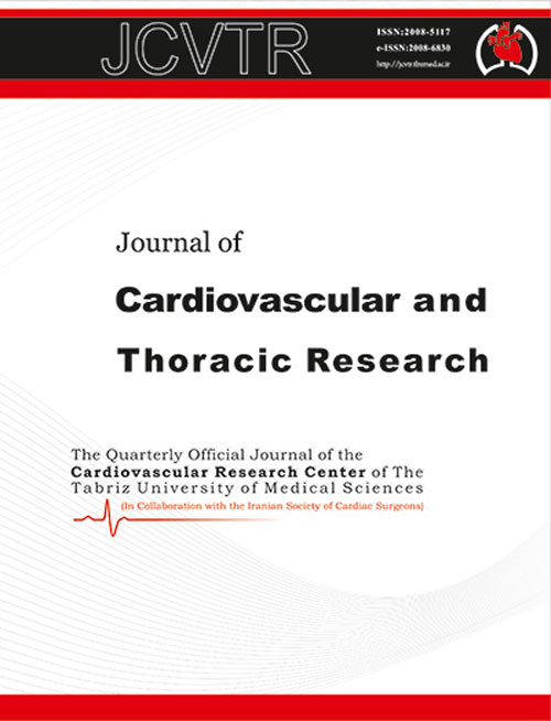Cardiovascular and Thoracic Research - Volume:12 Issue: 2, Jun 2020