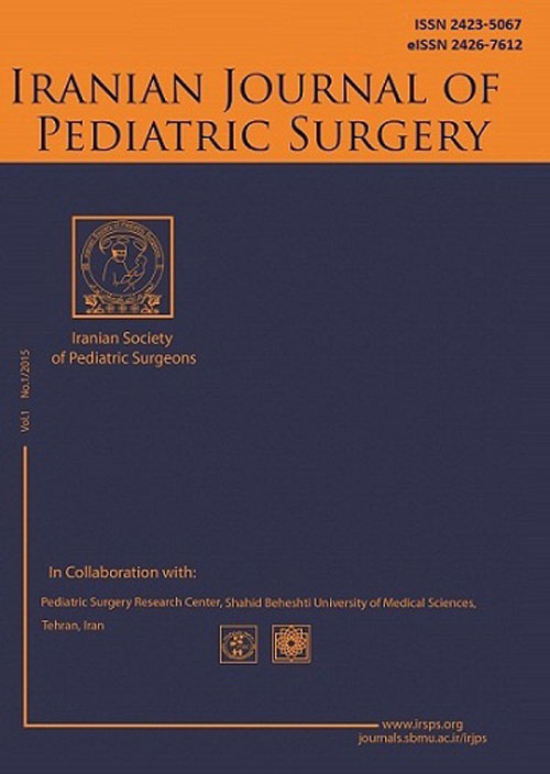 Pediatric Surgery - Volume:6 Issue: 2, Dec 2020