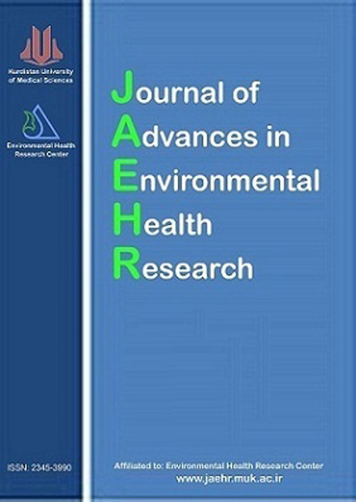 Advances in Environmental Health Research - Volume:8 Issue: 4, Autumn 2020