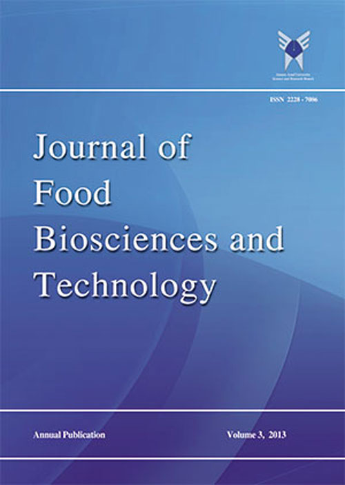 Food Biosciences and Technology - Volume:11 Issue: 2, Summer-Autumn 2021