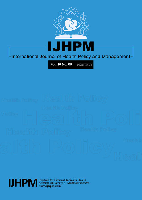 Health Policy and Management - Volume:10 Issue: 8, Aug 2021