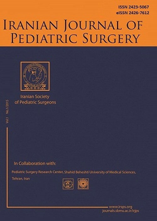 Pediatric Surgery - Volume:7 Issue: 2, Jun 2021