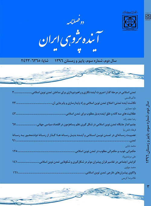 آینده پژوهی ایران - سال ششم شماره 1 (بهار و تابستان 1400)