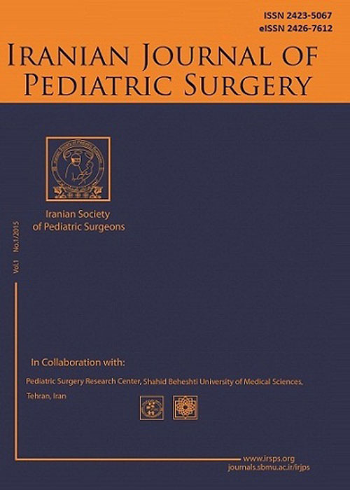Pediatric Surgery - Volume:8 Issue: 1, May 2022