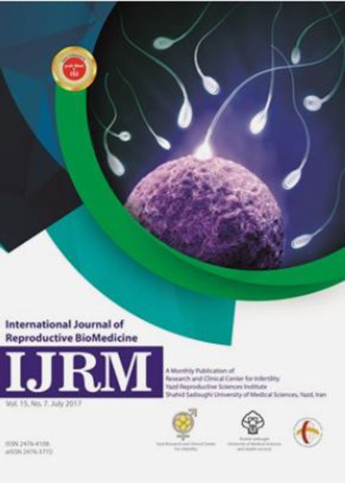 Reproductive BioMedicine - Volume:20 Issue: 7, Jul 2022