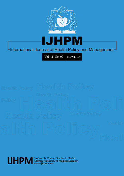 Health Policy and Management - Volume:11 Issue: 7, Jul 2022
