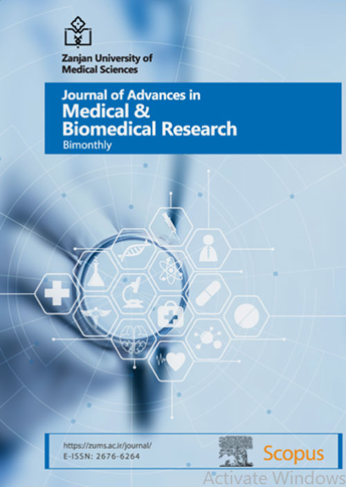 Advances in Medical and Biomedical Research - Volume:30 Issue: 142, Sep-Oct 2022
