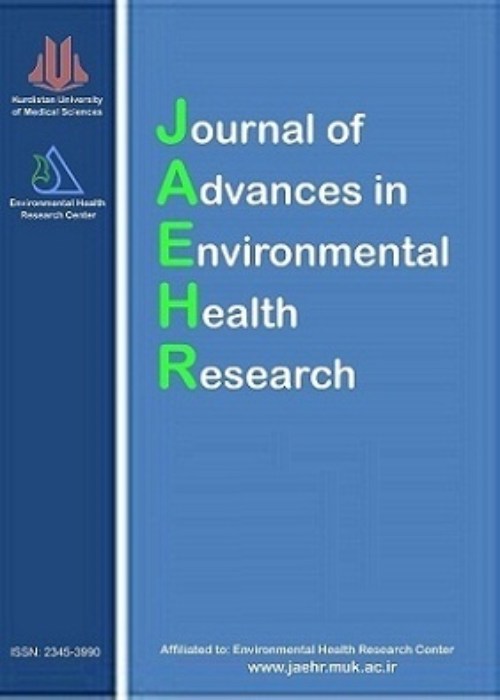 Advances in Environmental Health Research - Volume:10 Issue: 4, Autumn 2022