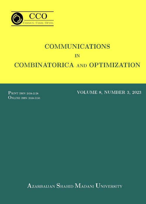 Communication in Combinatorics and Optimization - Volume:8 Issue: 3, Summer 2023