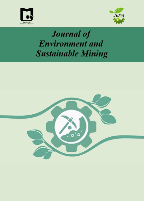 environment and sustainable mining - Volume:1 Issue: 1, Winter 2023