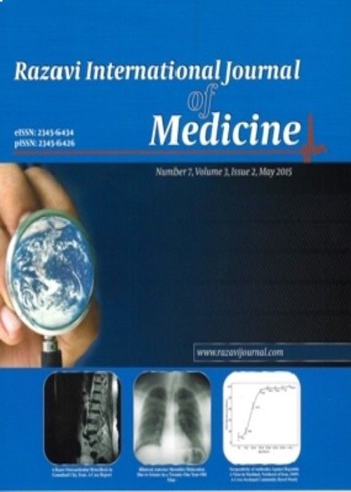 Razavi International Journal of Medicine - Volume:11 Issue: 4, Autumn 2023