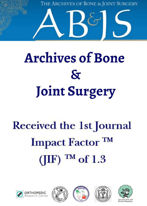Archives of Bone and Joint Surgery - Volume:11 Issue: 12, Dec 2023