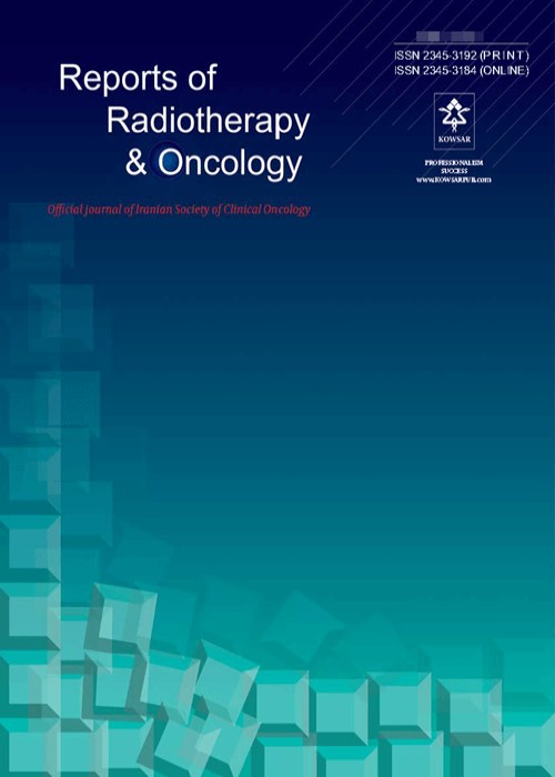 Reports of Radiotherapy and Oncology - Volume:9 Issue: 1, Dec 2022
