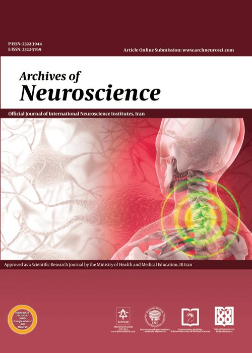 Archives of Neuroscience - Volume:11 Issue: 1, Jan 2024