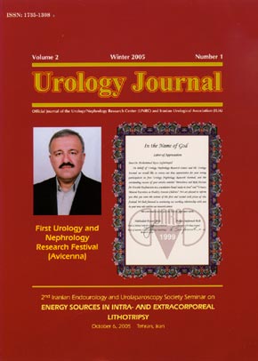 Urology Journal - Volume:2 Issue: 1, Winter2005
