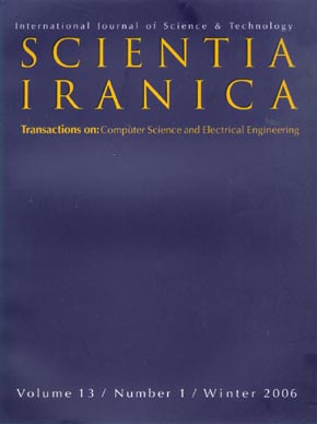 Scientia Iranica - Volume:13 Issue: 1, 2006