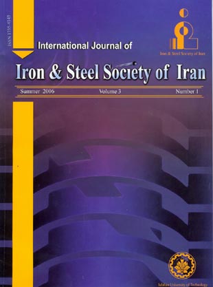 Iron and steel society of Iran - Volume:3 Issue: 1, Winter and Spring 2006