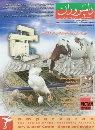 صنایع زیرساخت های کشاورزی، غذایی، دام و طیور (دامپروران) - پیاپی 65 (خرداد 1386)