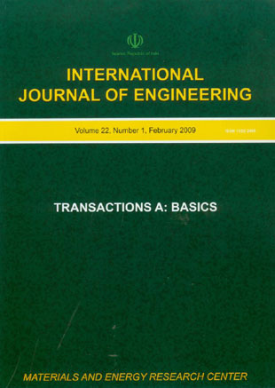 Engineering - Volume:22 Issue: 1, Feb 2009