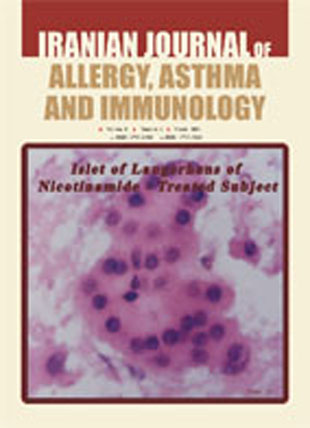 Allergy, Asthma and Immunology - Volume:8 Issue: 1, Mar 2009