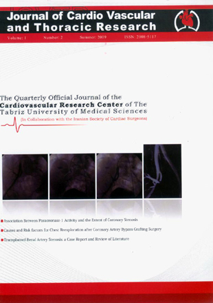Cardiovascular and Thoracic Research - Volume:1 Issue: 2, May 2009