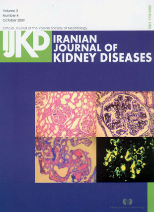 Kidney Diseases - Volume:3 Issue: 4, Dec 2009