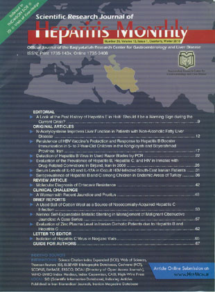 Hepatitis - Volume:10 Issue: 1, winter 2010